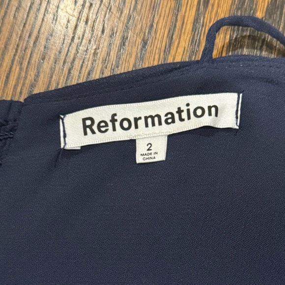 Reformation Navy Marlin Dress - Picture 10 of 11